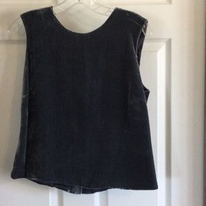 Merona Velour-Like ButtonUp Tank